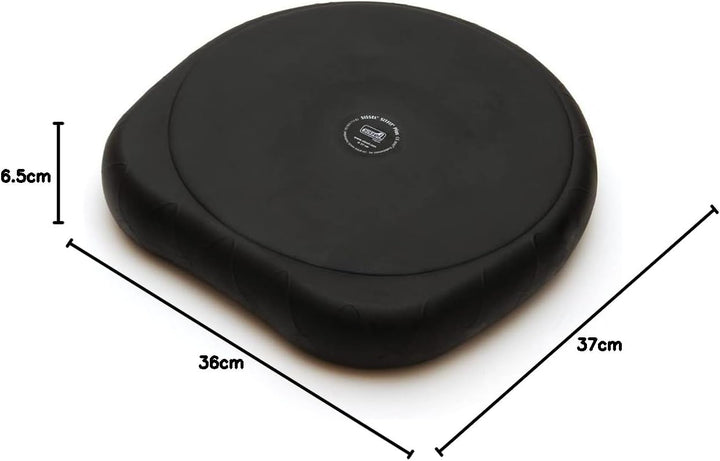 SISSEL SITFIT Plus, Luftgefülltes Sitzkissen, Balance und Sitzhaltung , Ø 37 cm, schwarz Schwarz Sin