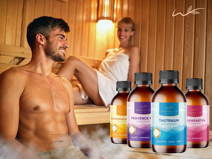 Warmwald - Saunaaufguss - Sauna Aufgussmittel mit natürlichen ätherischen Ölen - Saunaöl - Saunaduft