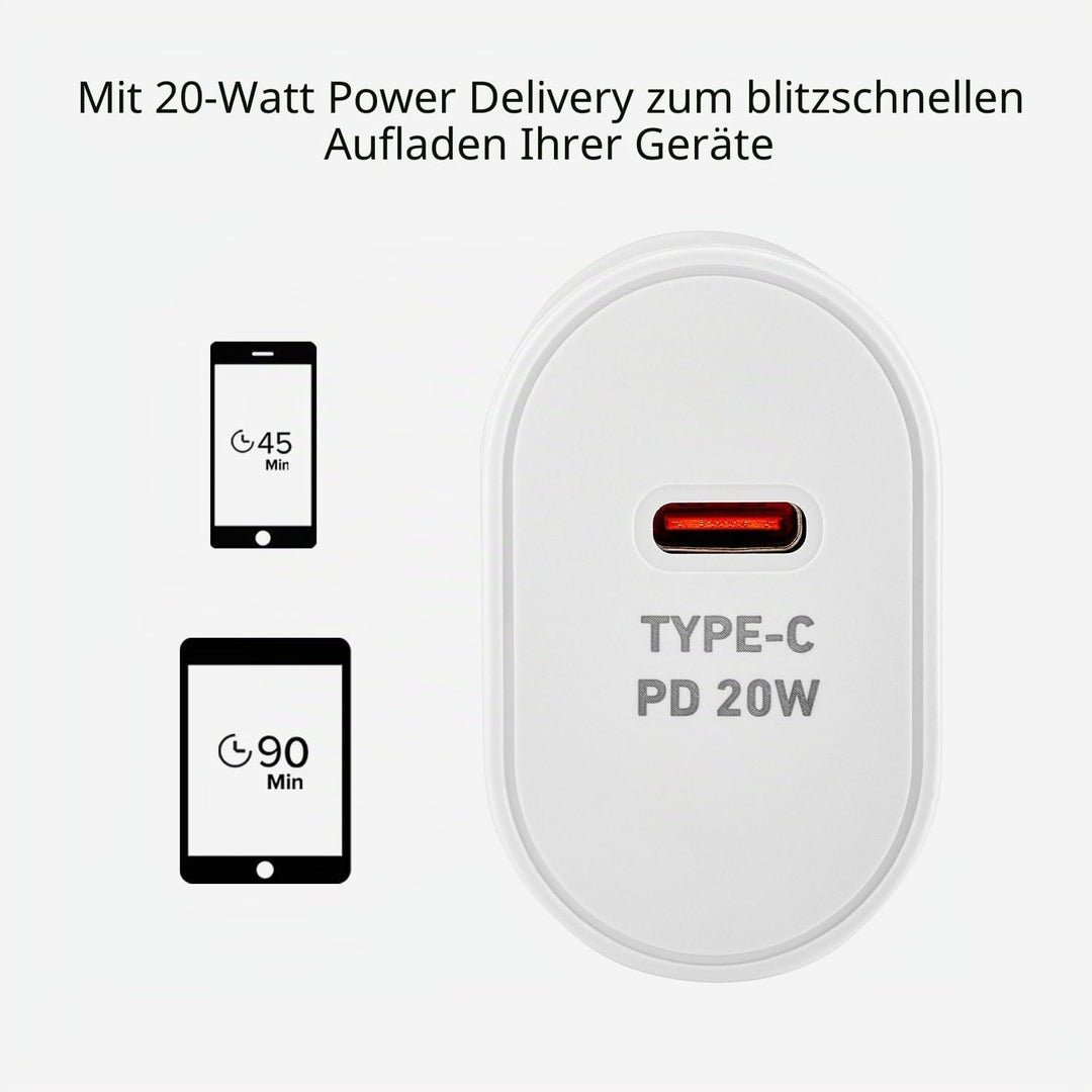 SBS Ladegerät Marke Modell Wall ladegerät 1x typ c 20W, PD, 1 Port, 20W, PD, 1 Port