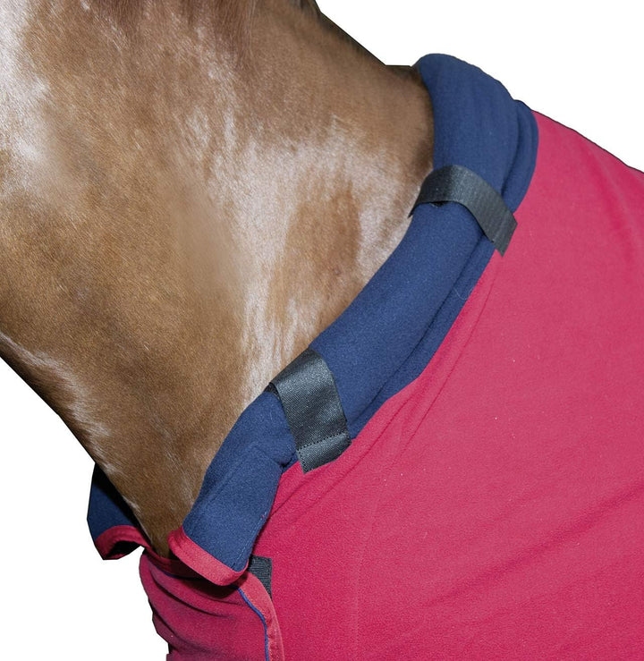HKM 4057052282355 Abschwitzdecke Mit Halsteil-Hickstead-6900 Dunkelblau155 dunkelblau 155, dunkelbla