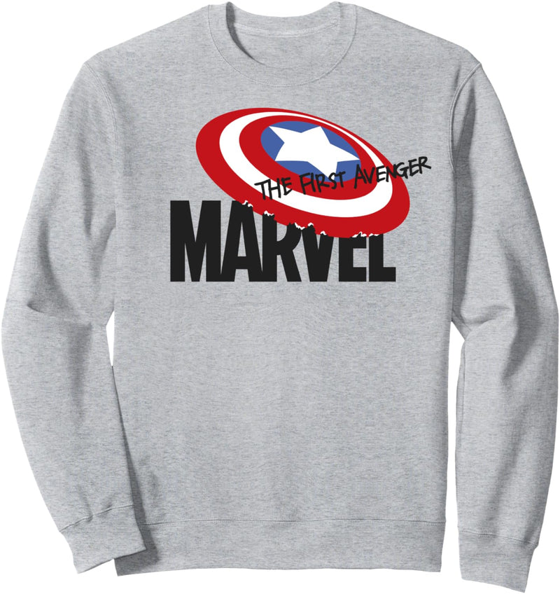 Marvel Captain America Shield The First Avenger Logo Sweatshirt