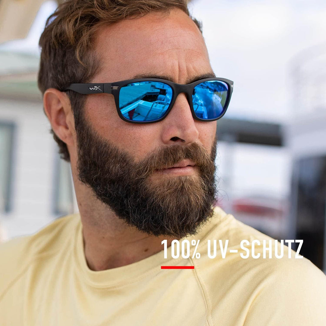 Wiley X │ WX Helix | Sonnenbrille Herren Sonnenbrille Damen │ Polarisiert │ Sport Outdoor Fahrradbri