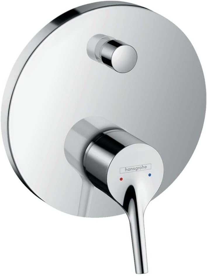 hansgrohe Talis S Unterputz Wannenarmatur, für 2 Funktionen, Chrom Wanne ohne Sicherungskombination,