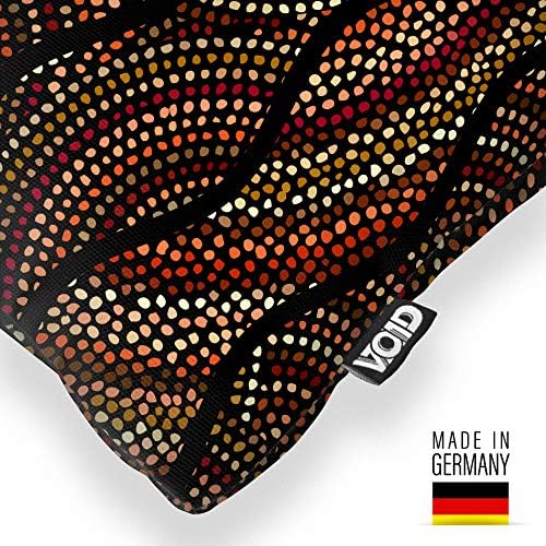 VOID Ethno Muster Orange Kissenbezug Kissenhülle Sofakissen Kissen Deko Outdoor-Kissen Dekokissen, K