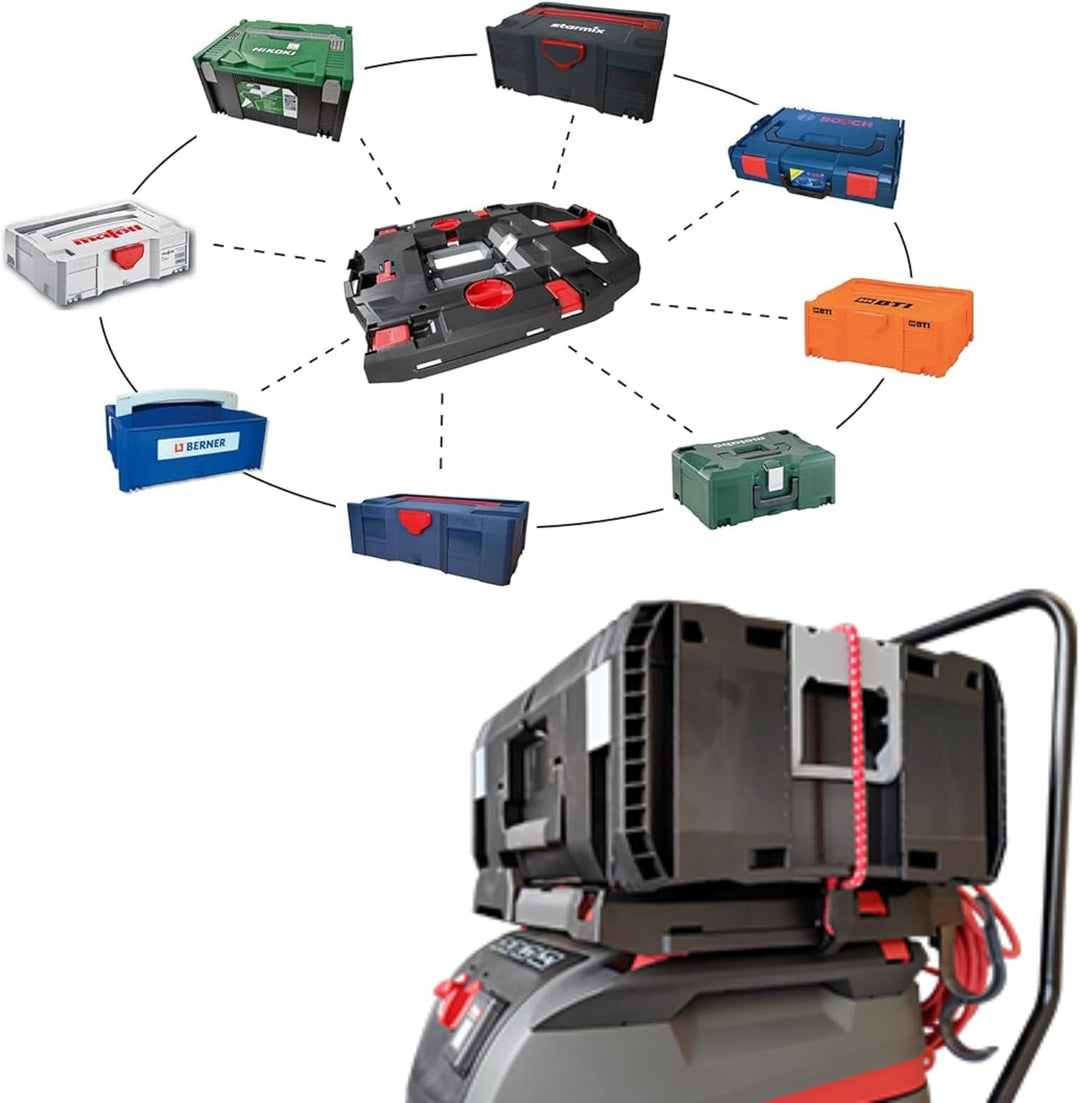 Starmix UniFix - Adapter für Aufbewahrungsboxen - kompatibel mit allen gängigen Box-Systemen, wie Sy