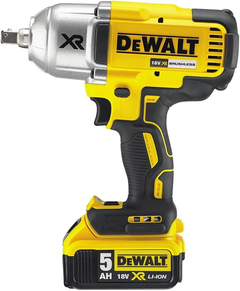 DeWalt 18 V, 5,0 Ah Akku-Schlagschrauber (Drehmoment max. 950 Nm, 1/2 Zoll Aussenvierkant-Aufnahem,