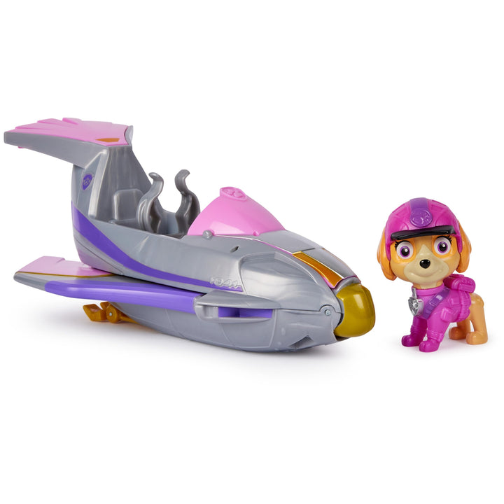 PAW PATROL Jungle Pups – Falken-Fahrzeug mit Skye-Figur (Basis Fahrzeug), Spielzeug für Kinder ab 3