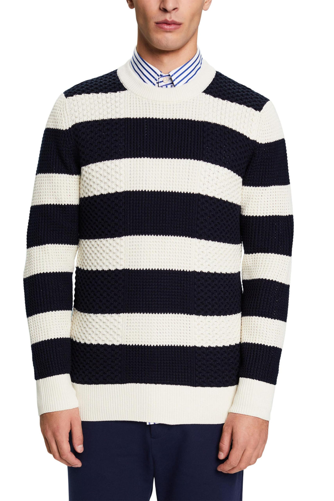 ESPRIT Herren Pullover XXL 400/Navy, XXL 400/Navy