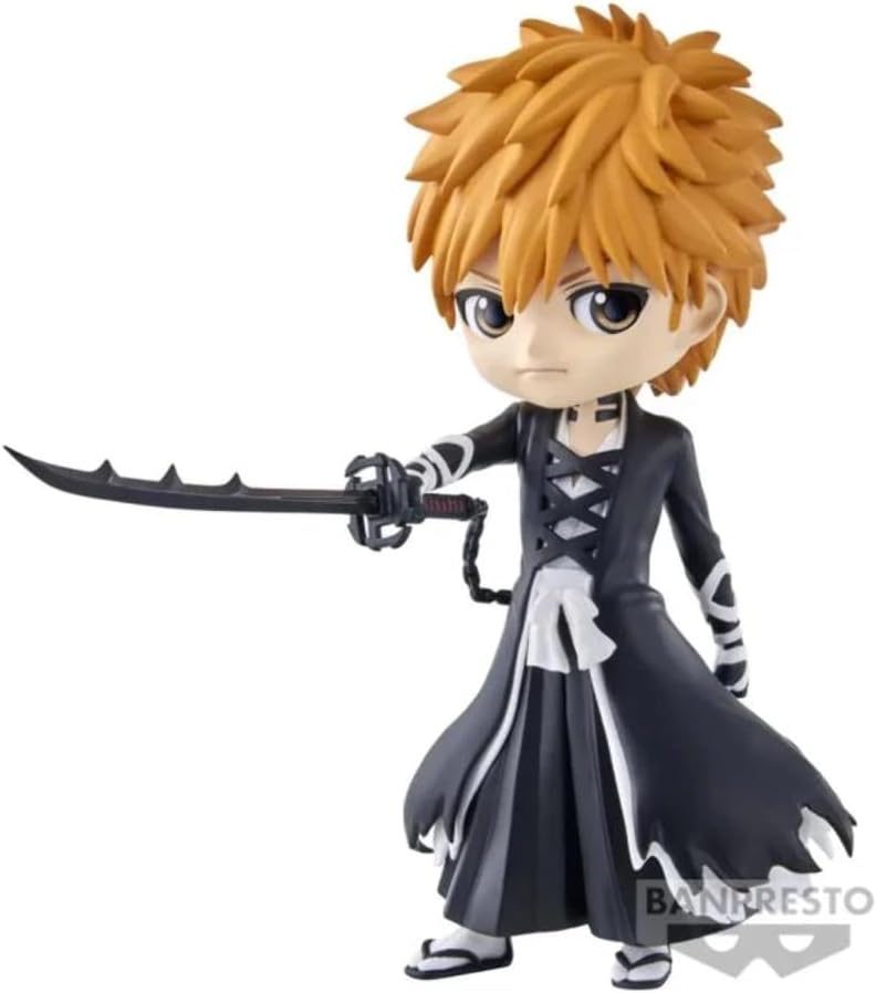 Banpresto, Figur Q Posket Ichigo Kurosaki Bleach, Thousand Year Blood War Vol.2 14 cm, Mehrfarbig BP
