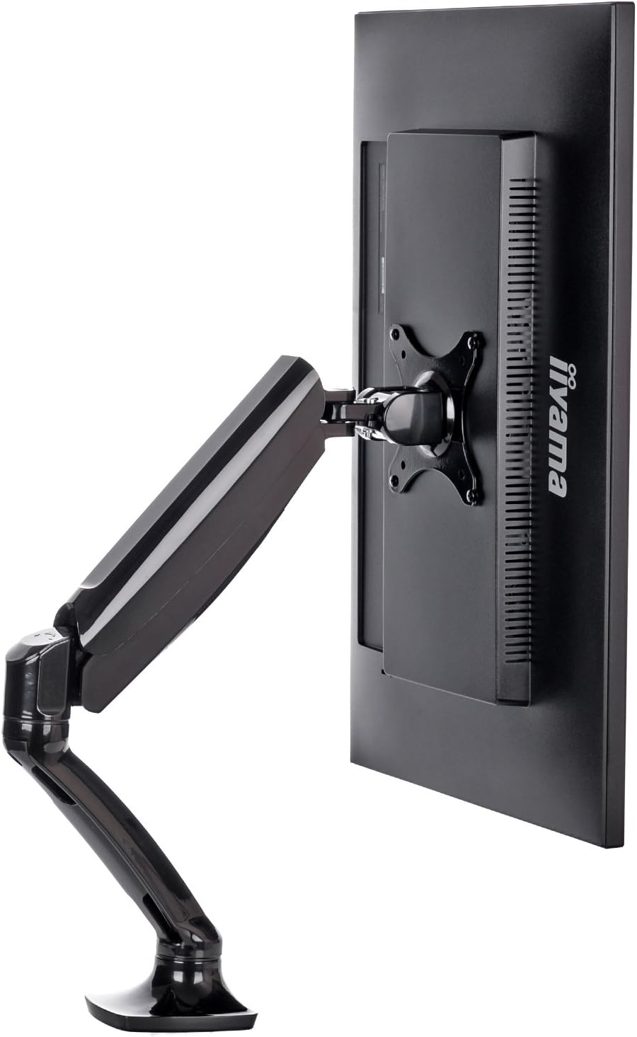 iiyama DS3001C-B1 Single Gas Spring Desk Mounting Arm - Black