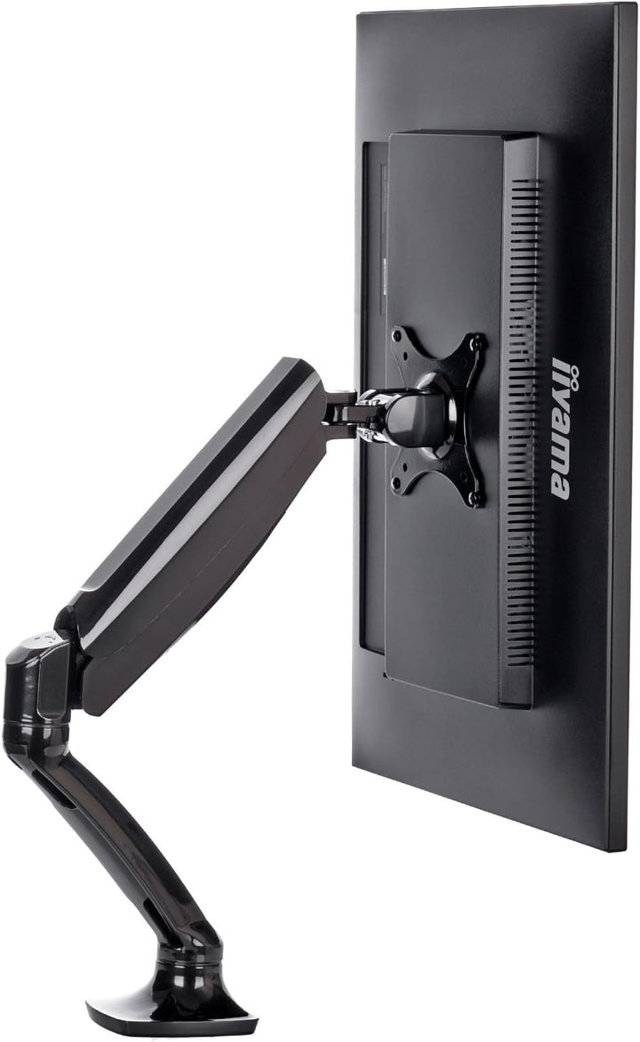 iiyama DS3001C-B1 Single Gas Spring Desk Mounting Arm - Black