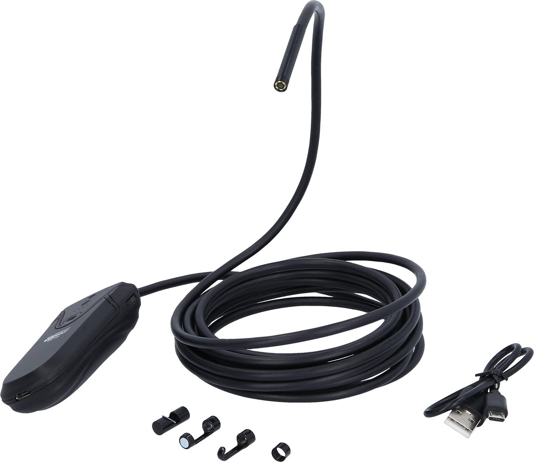 KS 551 Tools 550.756 Wi-Fi-Videoskop-Satz mit Ø 5,5 mm 0° HD Frontkamera-Sonde,
