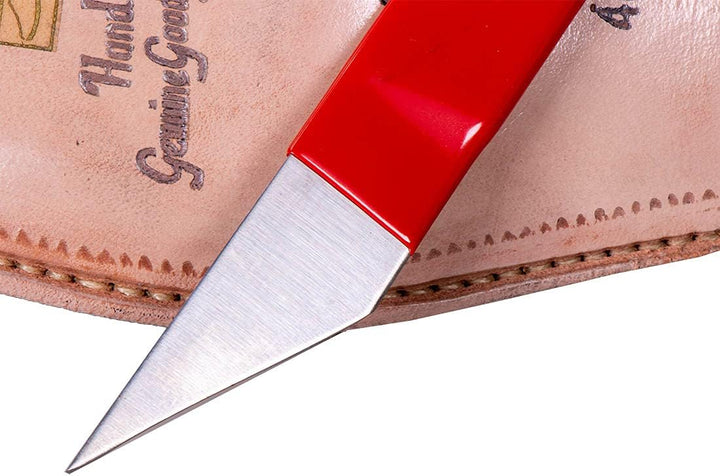 Langlauf Schuhbedarf Hochwertiges Schuhmachermesser aus Edelstahl, vorgeschliffen und mit isoliertem