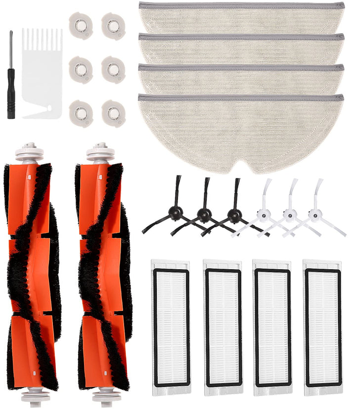 Zubehör für Xiaomi Saugroboter 24 tlg Zubehör für Xiaomi Roborock S5 S50 S51 S55 S5 max S6 Pure S6 m