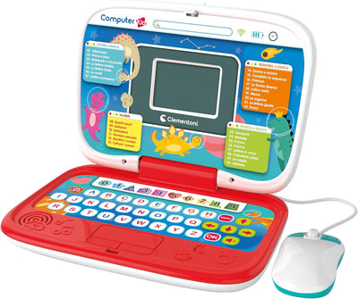 Clementoni Smart Start Laptop – Lernspiel 4 Jahre, Computer Kid, elektronisches Geschenk, Italienisc