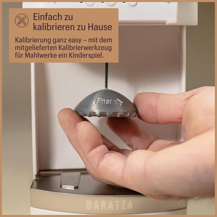 Baratza - Vario W+ 230V Kaffeemühle - Elektrische Kaffeemühle mit Mahlwerk, Weiss, Weiss