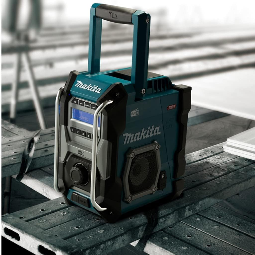 Makita MR003GZ Akku-Baustellenradio Auxiliary Schwarz, Türkis