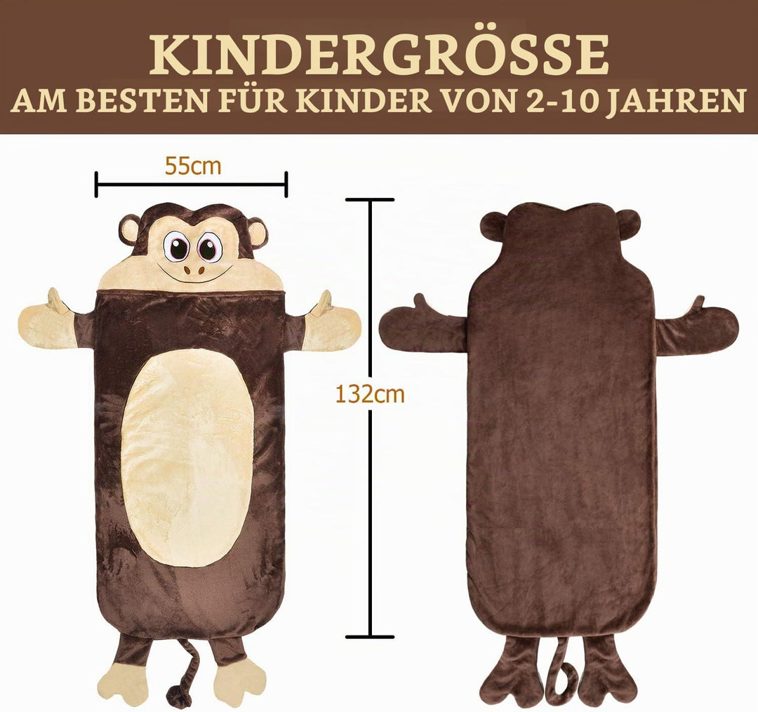 Catalonia Classy AFFE Fleece Decke, Schlafsack Plüsch Weiches Flanell Fleece All Seasons, Kuscheldec