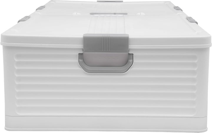 Aufbewahrungsbox, Unterbett-Aufbewahrungstasche mit weissem Deckel, Aufbewahrungsbox, Meterware, 101