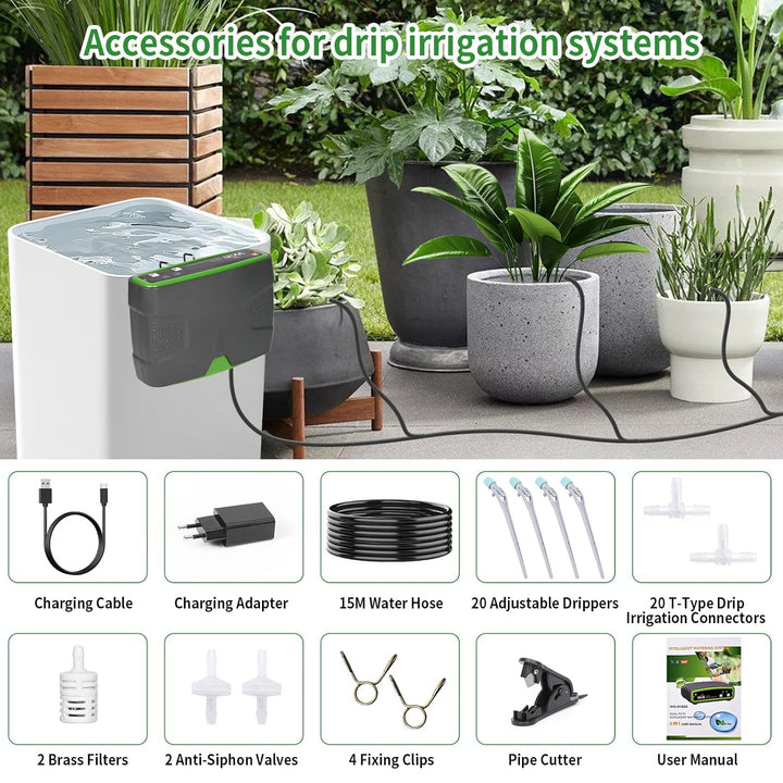 Automatisches Bewässerungssystem Indoor für Garten Pflanzen, Vankarr WiFi Automatische Bewässerung m