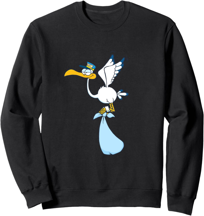 Storch mit Baby Junge Sweatshirt