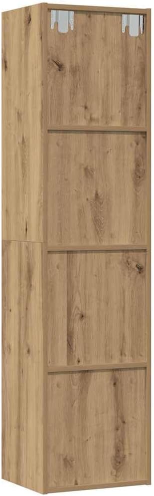 vidaXL Bücherregal/TV-Schrank Altholz-Optik 36x30x143 cm Holzwerkstoff, Bücherregal, Büroregal, Akte