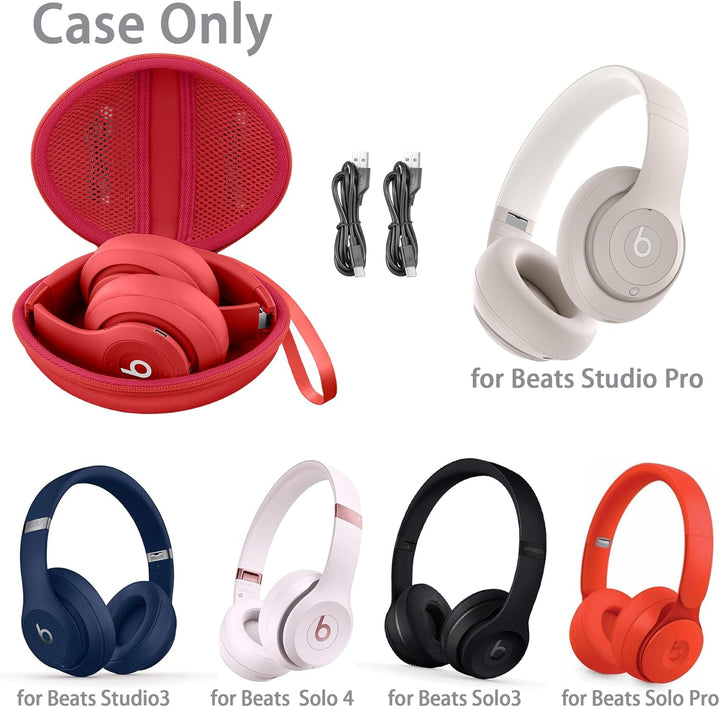 co2CREA Hart Reise Schutz Hülle Etui Tasche für Beats by Dr. DRE Studio Pro Studio3 Solo4 Solo3 Solo