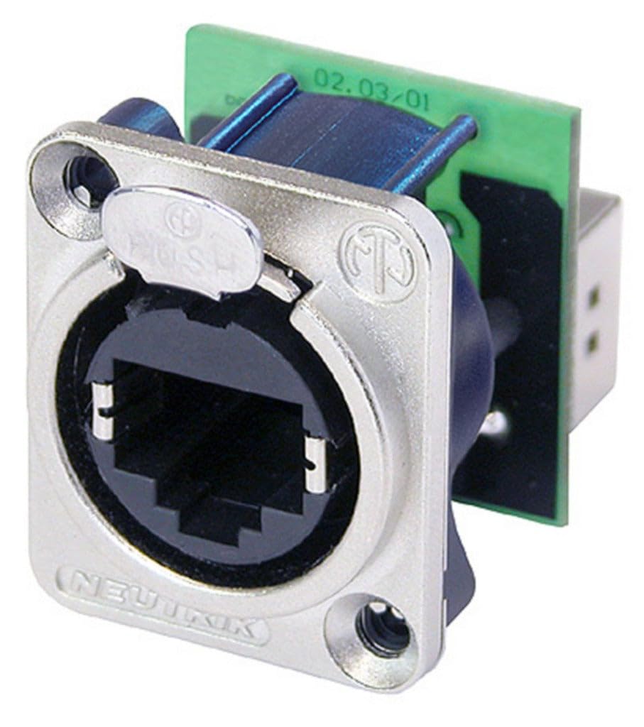 NEUTRIK Ethercon Durchgangs-Einbaubuchse NE 8 FDP