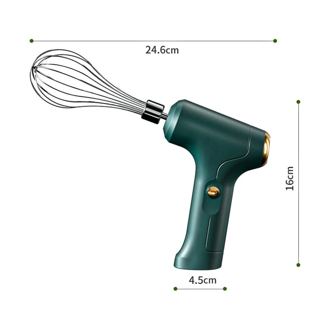 Namvo Mini-Handmixer, tragbar, über USB wiederaufladbar, Hand-Eierschläger mit 2 abnehmbaren Rührbes
