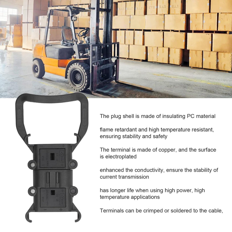 80A Elektro-Gabelstapler Stromanschluss Batterielade Schnelltrennstecker Männlich Weiblich Stecker m