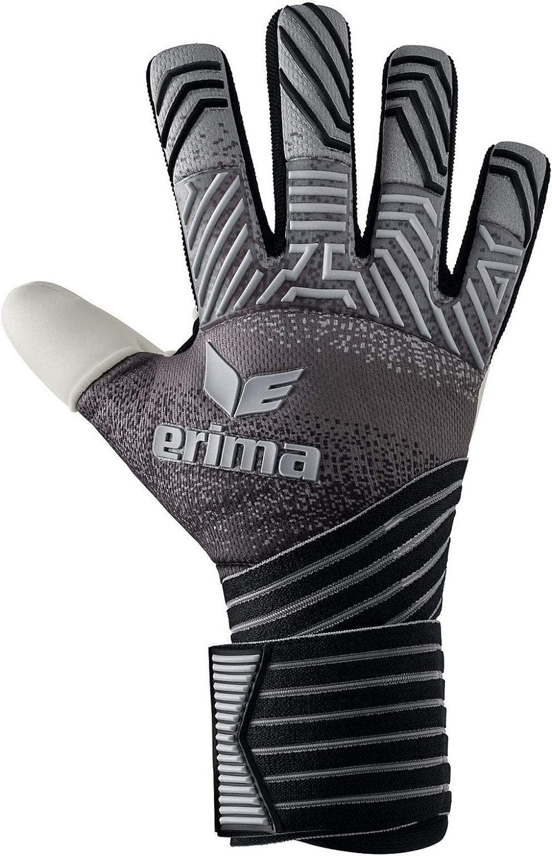 Erima Flex Rd Pro Torwarthandschuh 10 schwarz/grau/weiss, 10 schwarz/grau/weiss
