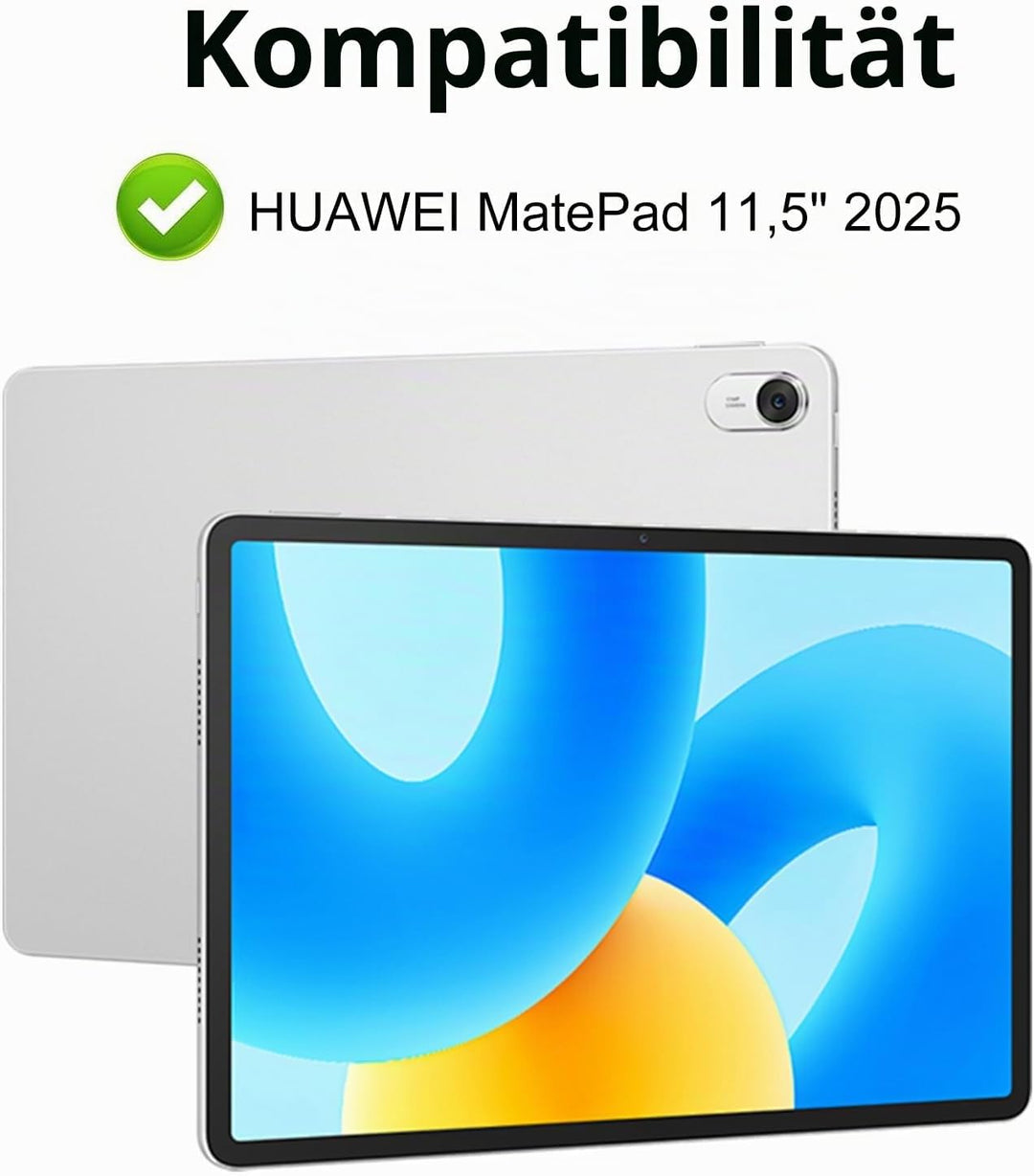 FOGARI Tastatur Hülle für Huawei Matepad 11.5 Zoll 2025/2023 und Huawei Matepad 11.5 S 2025/0204 mit