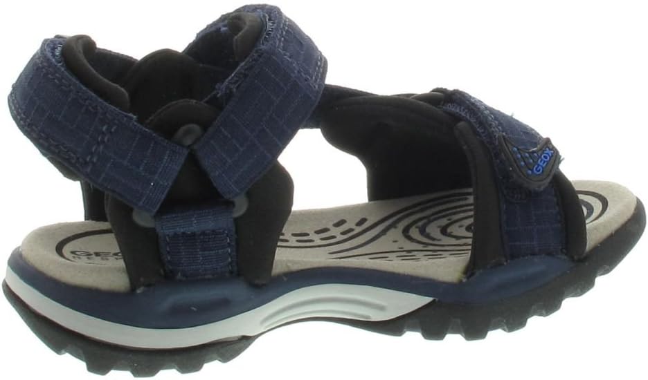 Geox Jungen J Borealis Boy D Sandalen 28 EU Dk Navy Black, 28 EU Dk Navy Black