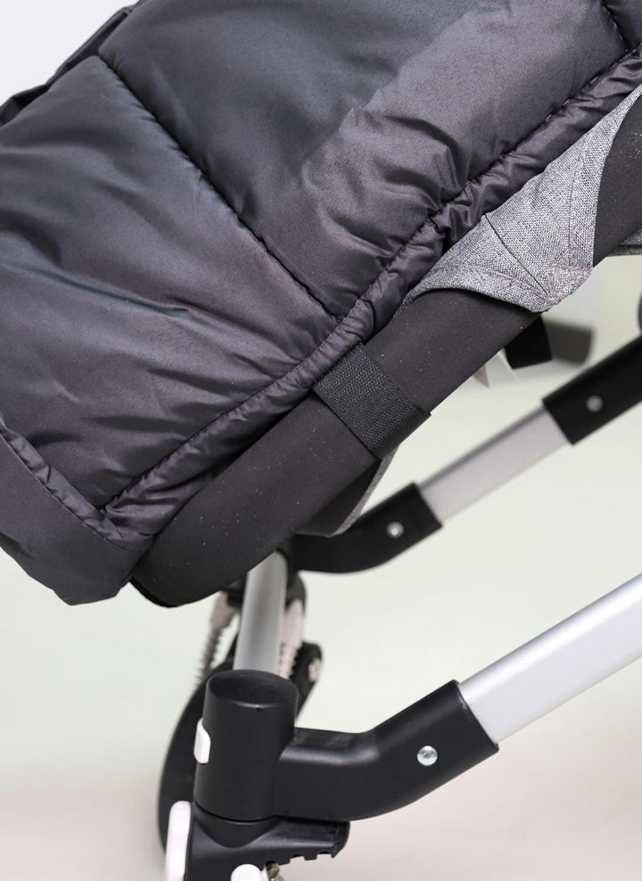 Kaiser Iglu Thermo Fleece Fusssack, anthrazit, Anthrazit
