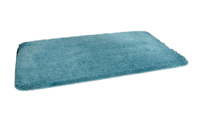 EXKLUSIV HEIMTEXTIL Badvorleger Duschvorleger Badteppich Bettvorleger 65 x 110 cm XL Flausch Rauchbl