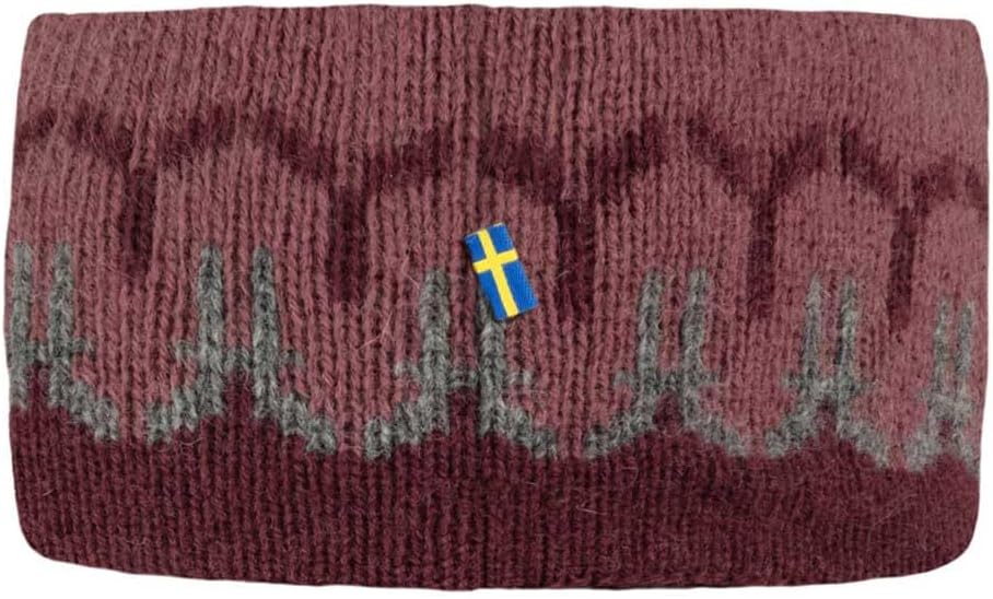 Fjällräven Unisex Övik Path Knit Stirnband, Dark Garnet/Mesa Purple, One Size