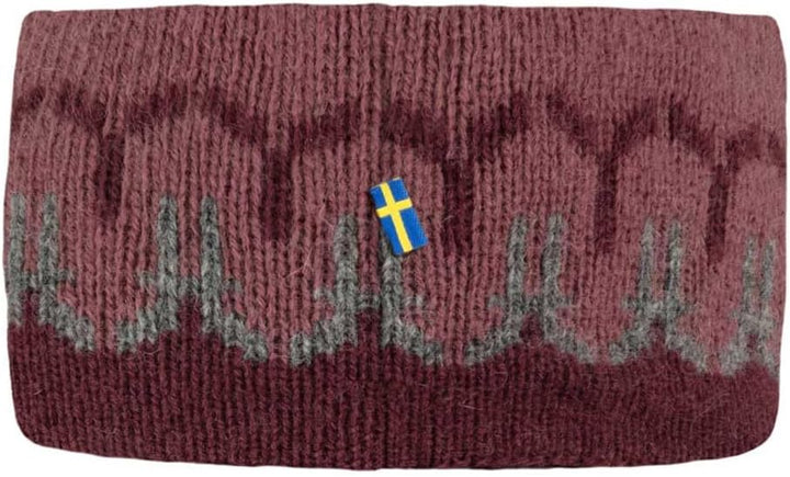 Fjällräven Unisex Övik Path Knit Stirnband, Dark Garnet/Mesa Purple, One Size