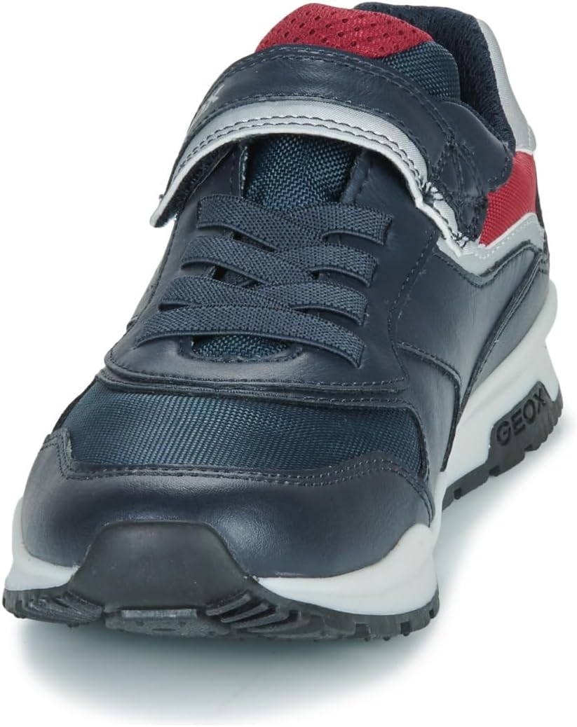 Geox Jungen J Pavel A Sneaker 28 EU Navy Dk Red, 28 EU Navy Dk Red