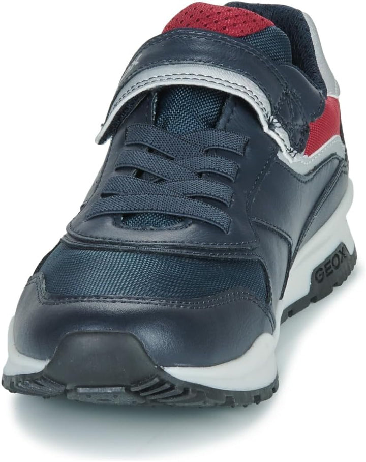 Geox Jungen J Pavel A Sneaker 28 EU Navy Dk Red, 28 EU Navy Dk Red