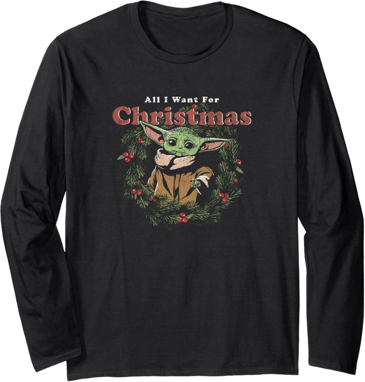 Star Wars All I Want Christmas Langarmshirt