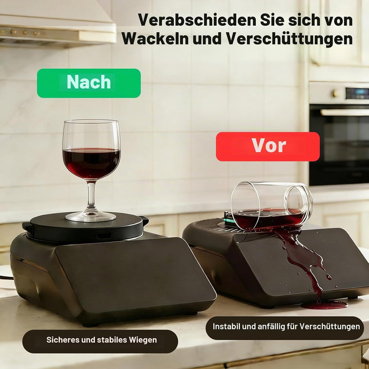 WiegePlatte für Thermomix TM7 - Präzise Plattformwaage & Schutzabdeckung - Wiegen ohne Mixtopf, Schü