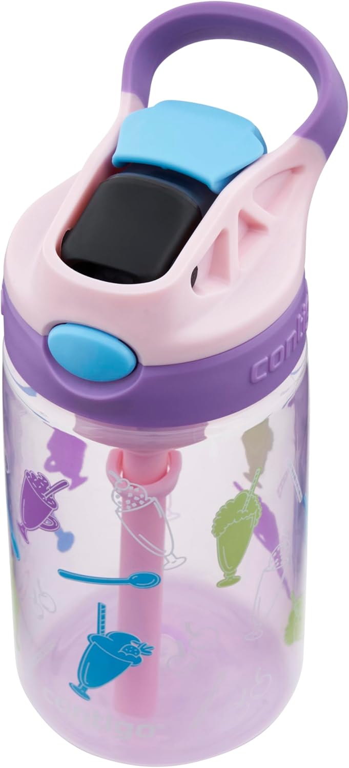 Contigo Kinder Trinkflasche Easy Clean Autospout mit Strohhalm | 100% auslaufsicher | BPA-freie robu