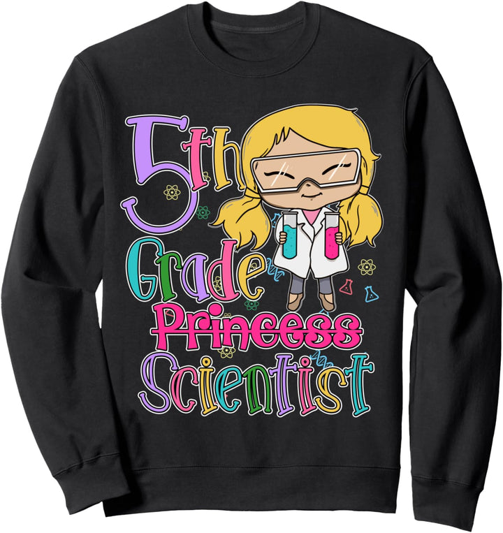 5. Klasse Wissenschaftler Mädchen STEM Schule Lehrer Wissenschaft Sweatshirt