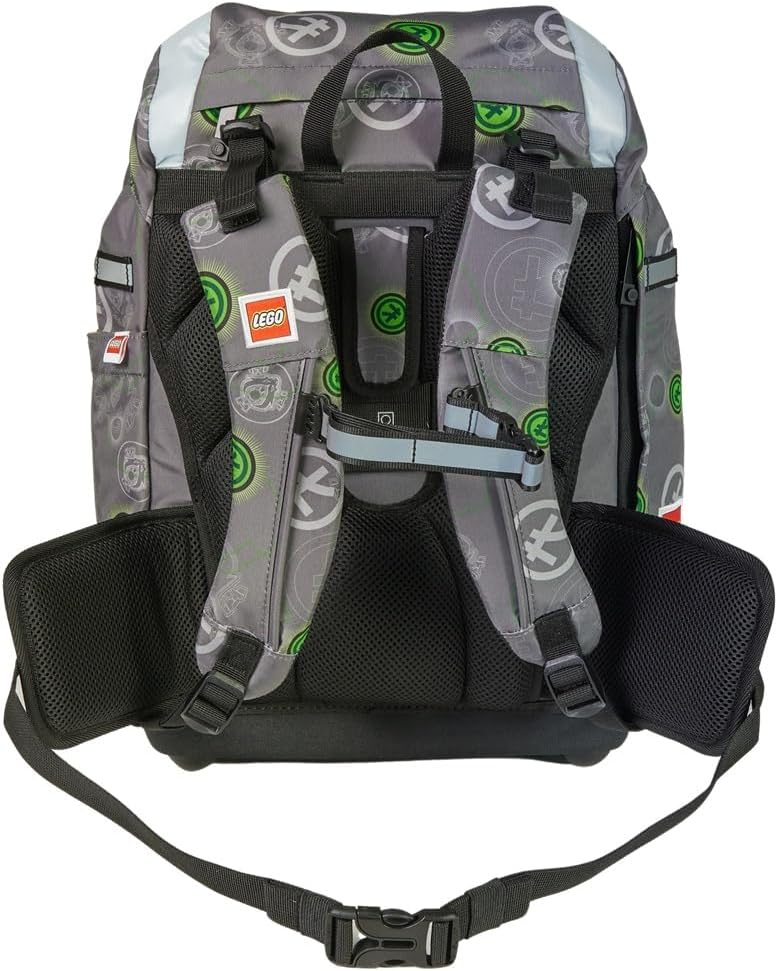Familando Lego Ninjago Schulranzen Set 5tlg. Nielsen Schulrucksack 1. Klasse mit Federmappe und Spor