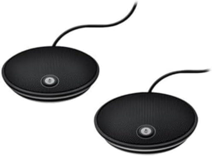 Logitech Group Erweiterungs-Mikrofone, 2x Zusatzmikrofone für 20 Meeting-Teilnehmer, Bluetooth, Stum