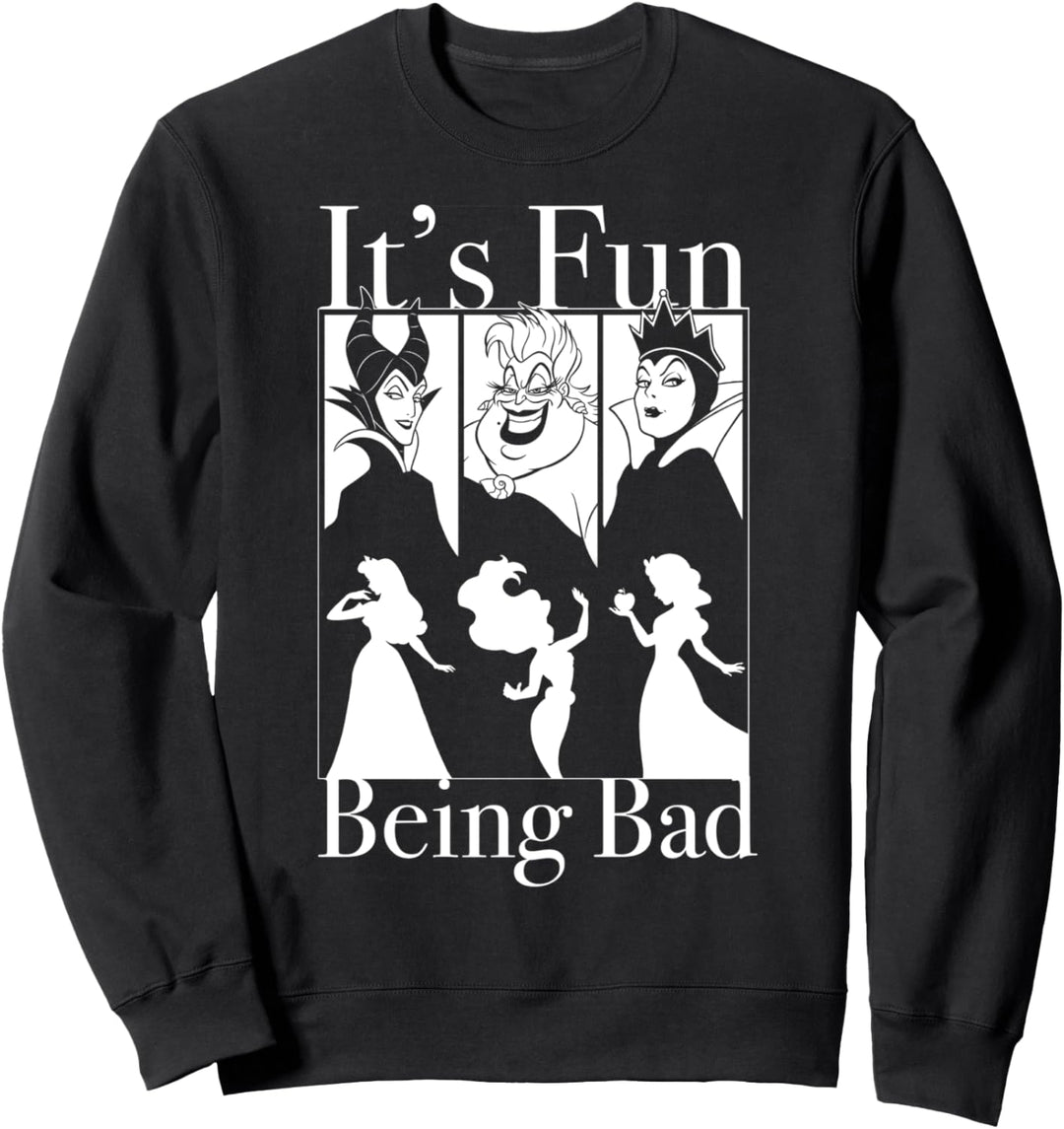 Disney Princess Villain Trio Fun Being Bad Sweatshirt