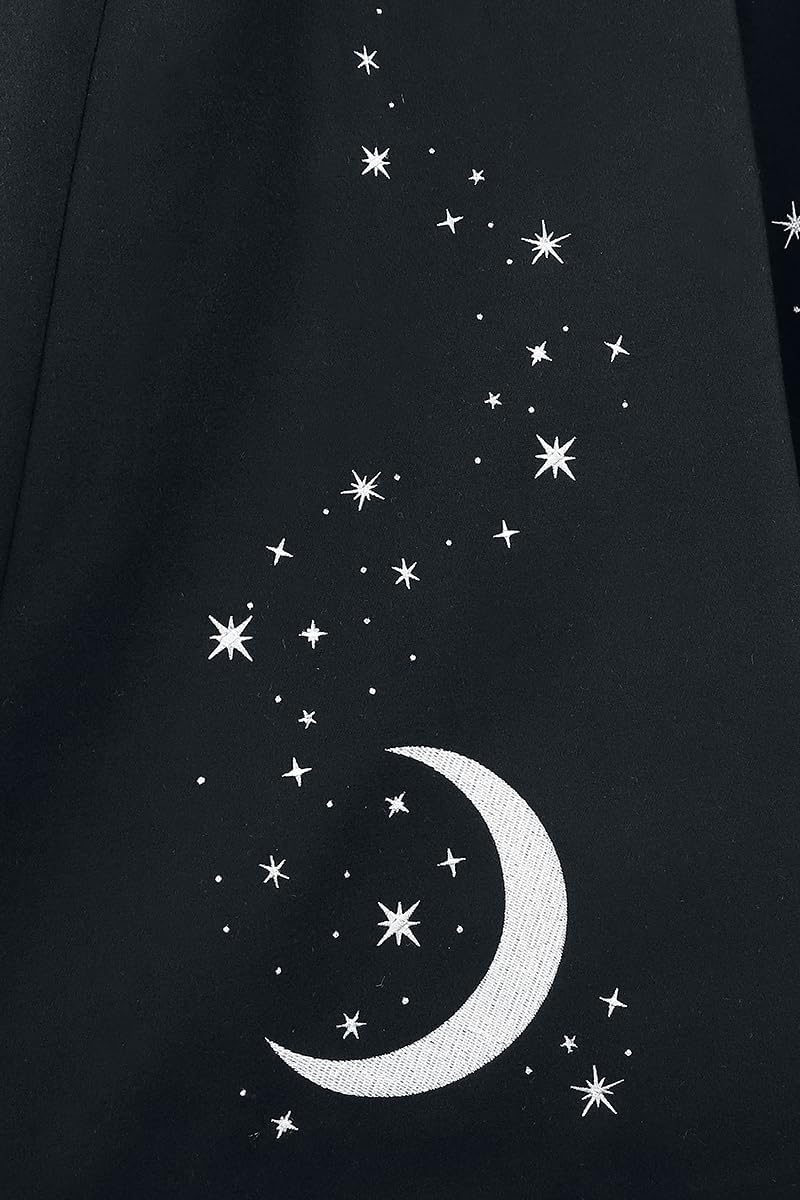Hell Bunny Interstellar Coat Frauen Mantel schwarz S Schwarz, S Schwarz