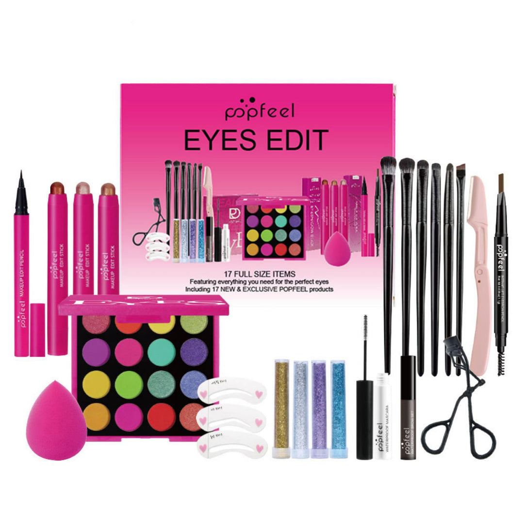 RoseFlower Schminke Set Profi Make Up Set Teenager Mädchen Schminkkoffer Kosmetische Makeup Paletten