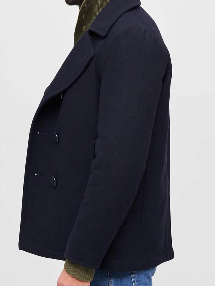 Brandit Pea Coat L Navy, L Navy