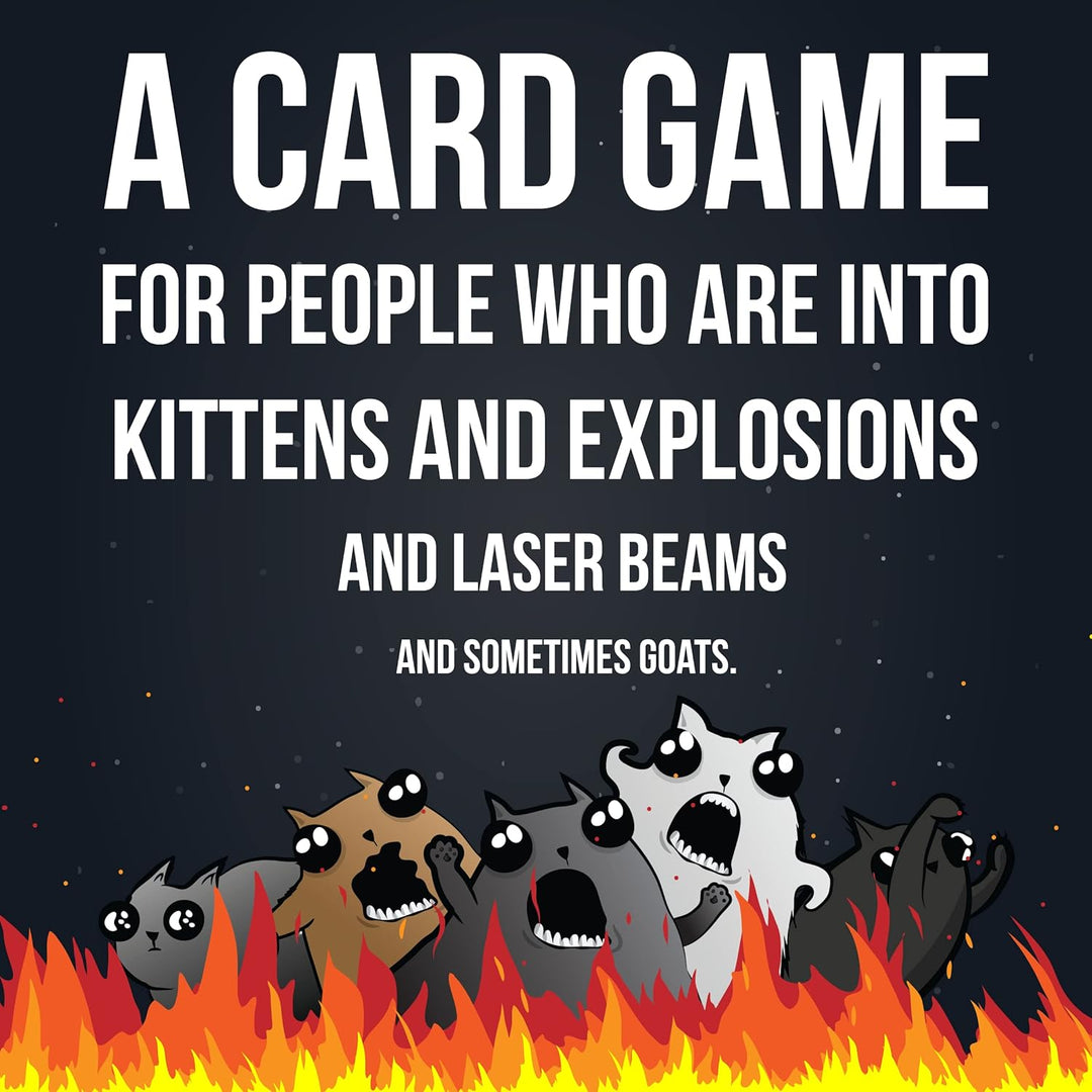 Exploding Kittens Party Pack by Card Games for Adults Teens & Kids - Fun Family Games & Imploding Ki